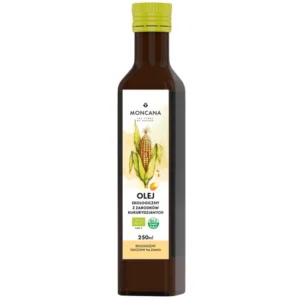 Ekologiczny olej z zarodków kukurydzianych 250ml tłoczony na zimno